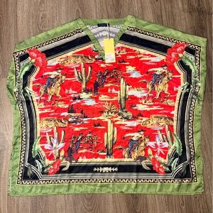 FA Multicolor Western-Inspired blouse